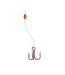 Eagle Claw Eagle Claw Lazer Sharp Stinger Snelled Hook Rig