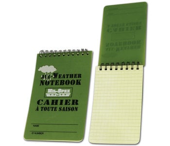 Mil-Spex Waterproof Note Pad