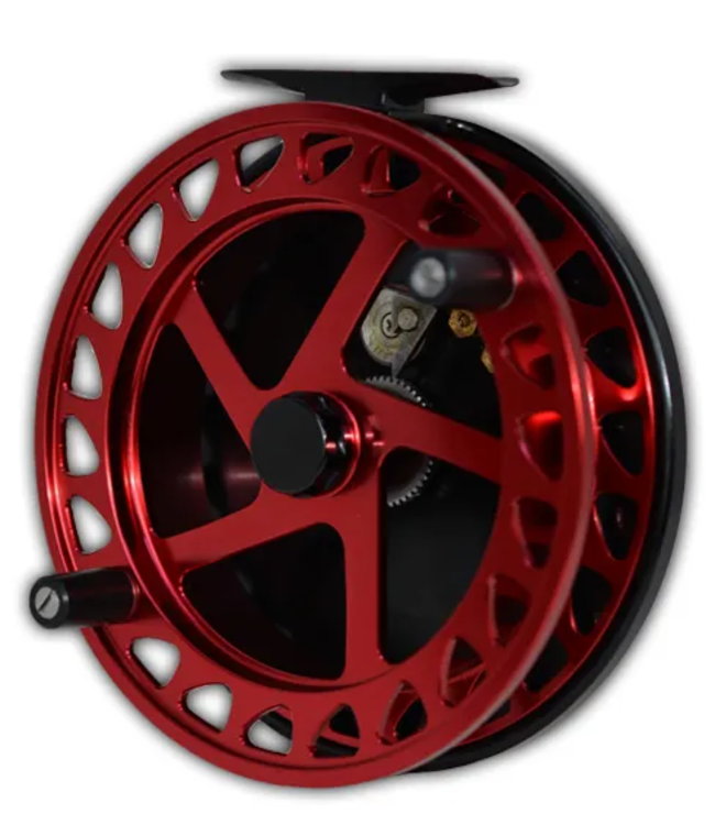 Raven Raven 5" XL Helix Centerpin Float Reel - Red/Black
