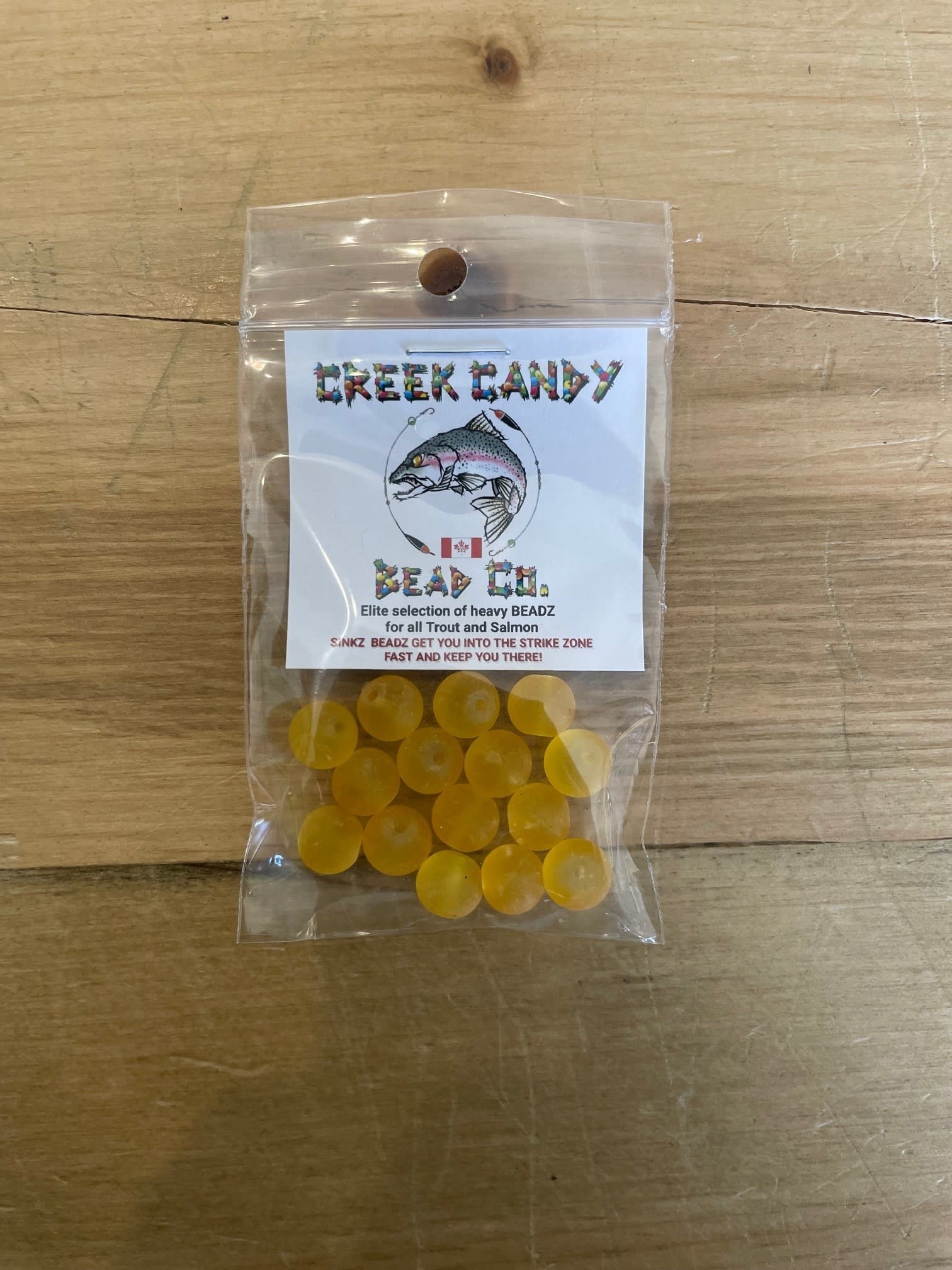 CREEK CANDY BEADS Coho Roe 6mm/8mm SINKZ (15 pack) - Fishheads Canada