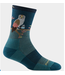 Darn Tough Darn Tough Women's Critter Club Micro Crew Lightweight Hiking Sock - 5001W