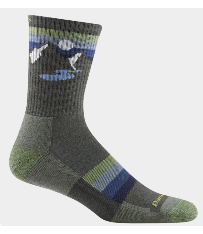 Darn Tough Darn Tough Men's Sunset Ridge Micro Crew Lightweight Hiking Sock - 1997M