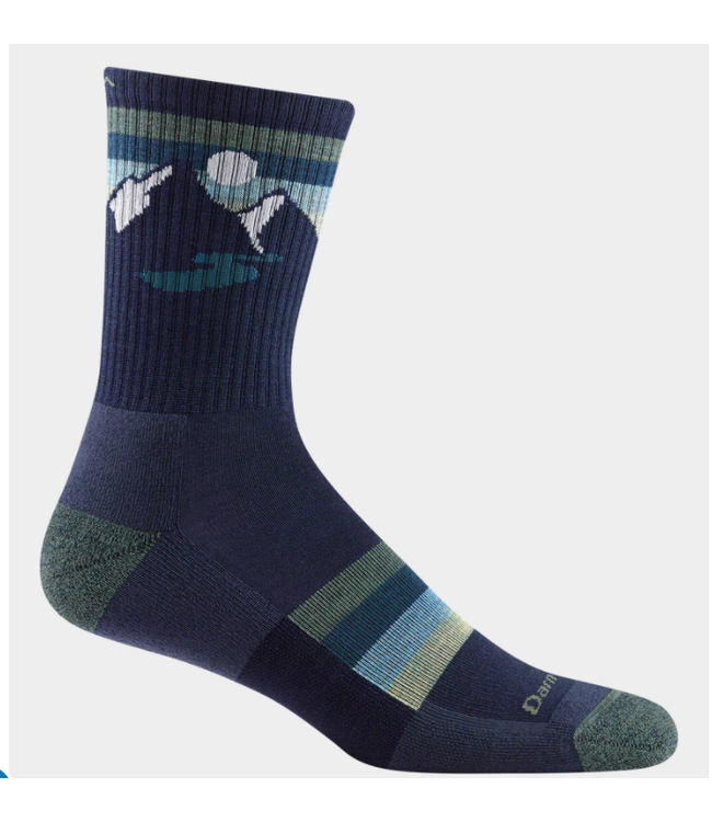 Darn Tough Darn Tough Men's Sunset Ridge Micro Crew Lightweight Hiking Sock - 1997M