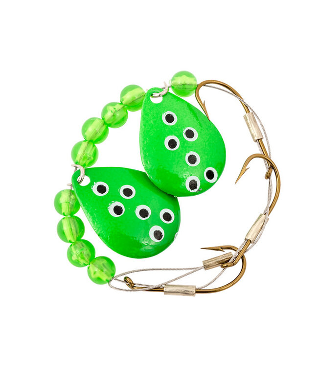 Lucky Strike Lucky Strike Worm Crawler Harness Spinner Lure