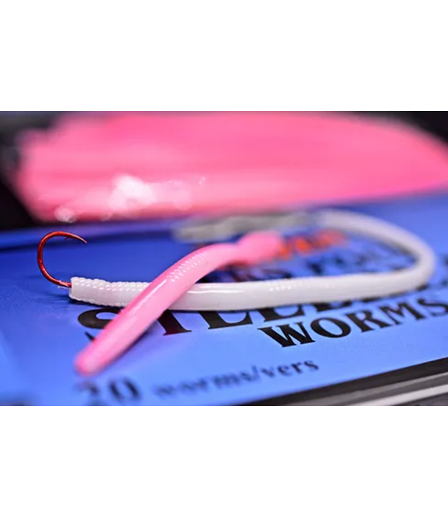 Raven Raven Steelhead Worms - 20/pk.