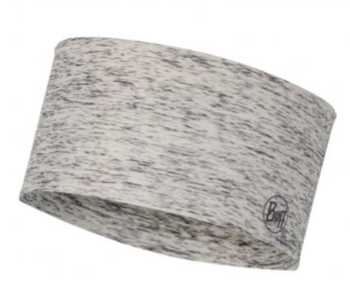 BUFF Coolnet UV Wide Headband Silver HTR