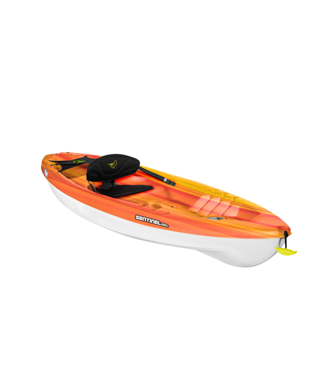 Pelican Pelican Sentinel 100X Kayak - Fireman-Yellow/White