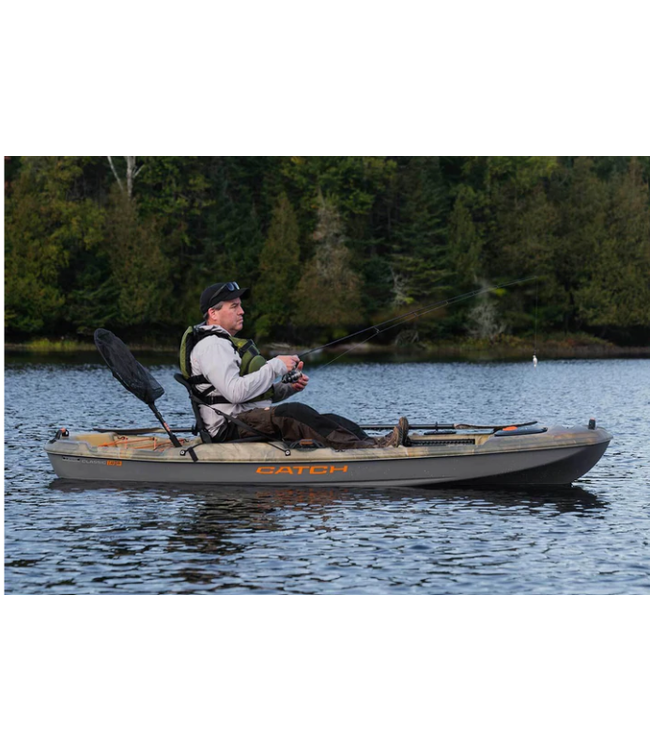 Pelican Pelican Catch Classic 100 Fishing Kayak - Outback/Magnetic Grey