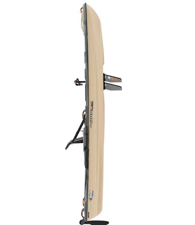 Pelican Pelican The Catch 130 HYDRYVE II Fishing Kayak - Sandstone/Sable