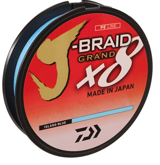 Daiwa J Braid x8 Grand 8 Strand Braided Line 150yrds - Great Lakes