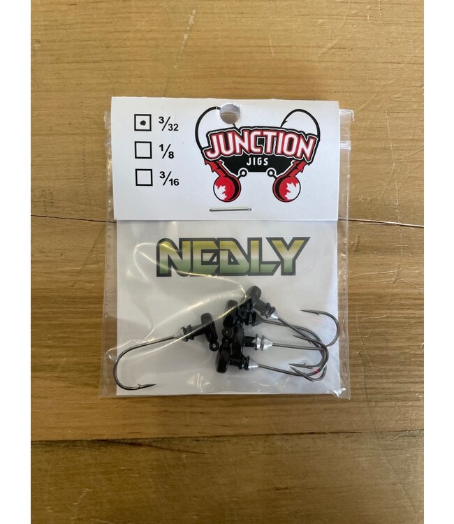 Junction Tackle Company Junction Tackle Nedly Ned Rig Jig Head 5/pack