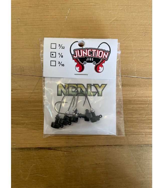 Junction Tackle Company Junction Tackle Nedly Ned Rig Jig Head 5/pack