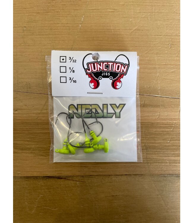 Junction Tackle Company Junction Tackle Nedly Ned Rig Jig Head 5/pack