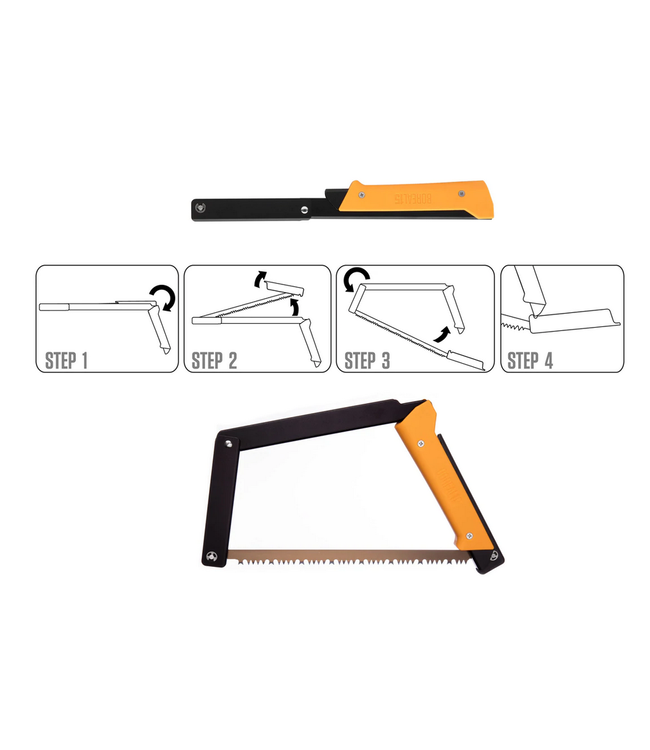 Agawa Canyon Agawa Gear Boreal15 Saw, Black/Yellow, All Purpose Blade