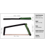 Agawa Canyon Agawa Gear Boreal24 Saw, Black/Green, Sidney Blade