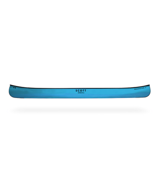 Scott Canoe Abitibi & co. - Scott Canoe - Kevlar Prospector 17 Light Blue Kevlar with Skid Plate, Black Aluminum Trim,  & Gelcoat