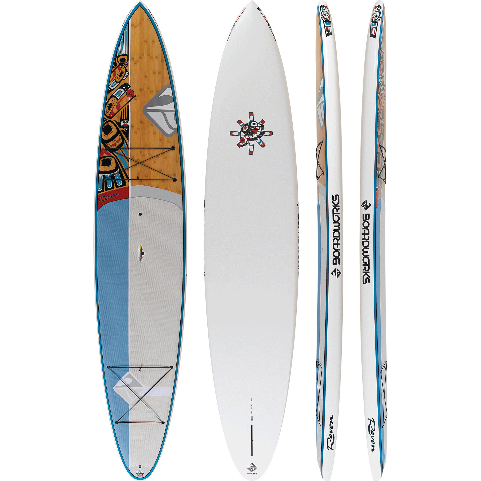 Boardworks Raven 12'6" Rigid SUP (Stand Up Paddleboard) Great Lakes