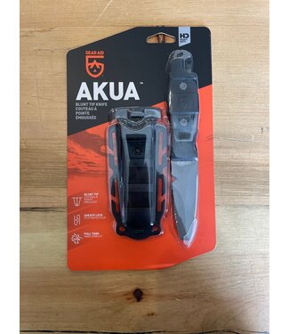 Red Pine Gear Aid Akua Blunt Tip Knife - Black
