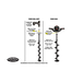 Strikemaster Strikemaster Lite-Flite Lazer Drill Unit 6" Auger