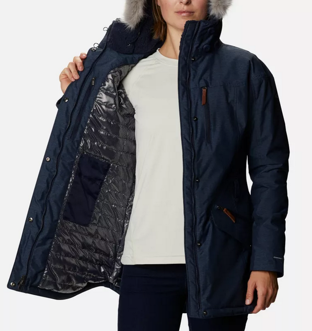 Columbia Women's Heavenly Long Hooded Jacket - Great Lakes Outfitters