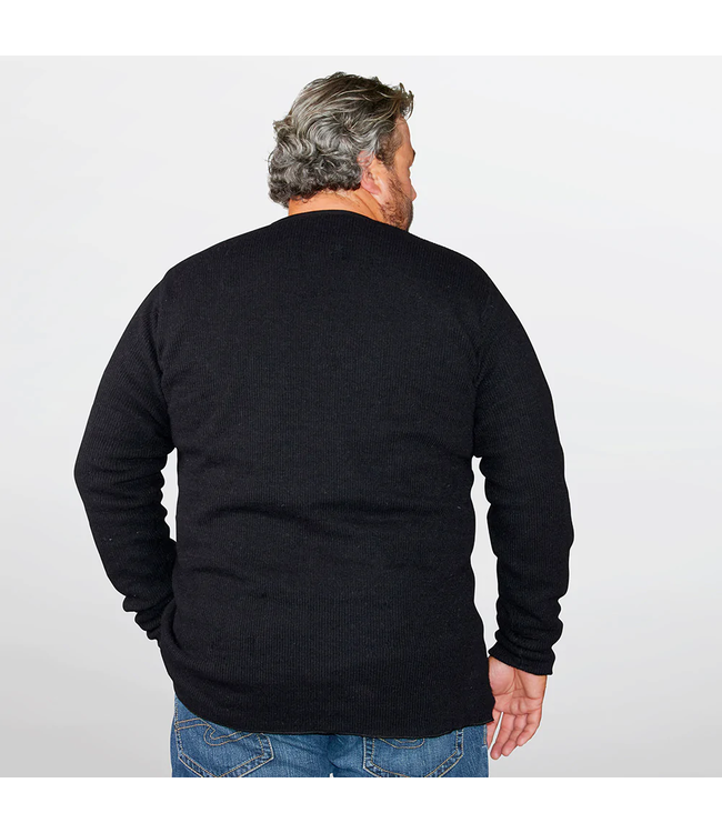 Stanfield's Stanfield's Men's Heritage Fleece Lined Heavy Weight Wool Henley