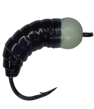 Simcoe Bug Si Flies Large 6.4mm Tungsten Simcoe Bug - Black UV Series