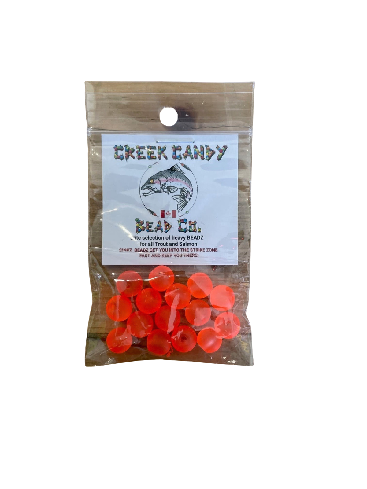 Candy Corn Roe - Stone Cold Fishing Beads