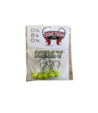 Junction Tackle Company Junction Tackle Nedly Ned Rig Jig Head 5/pack