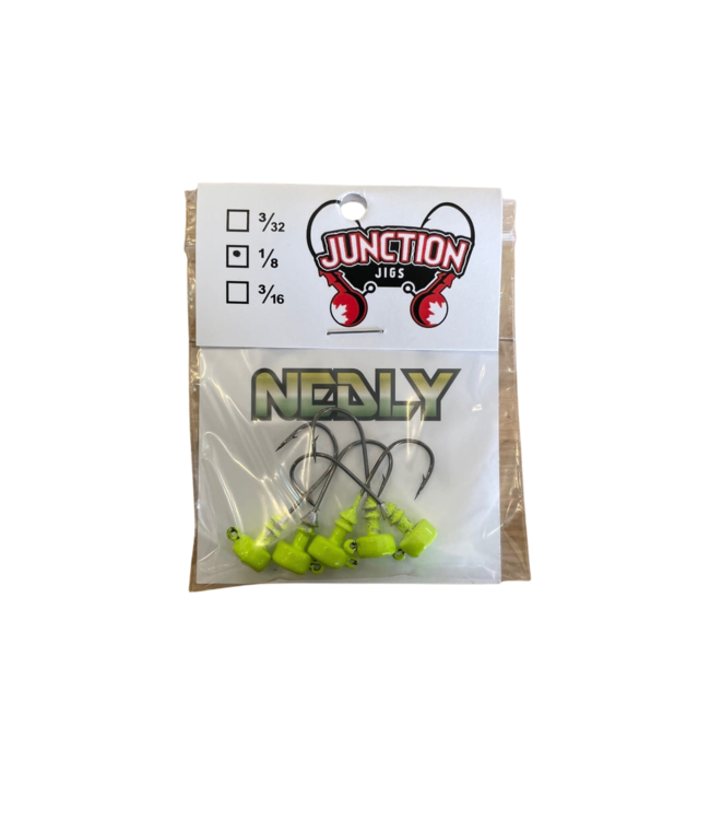 Junction Tackle Company Junction Tackle Nedly Ned Rig Jig Head 5/pack