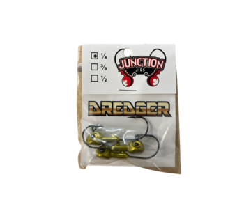 Junction Tackle Dredger Jigs 1/4 oz. 4/pack