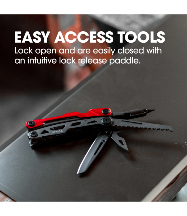 True Utility True Utility Titanium Locking Pocket Multi-Tool