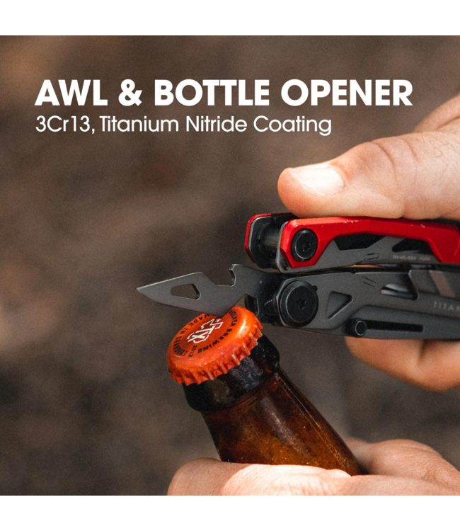 True Utility True Utility Titanium Locking Pocket Multi-Tool