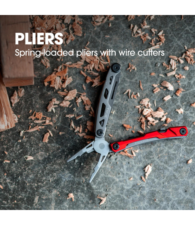 True Utility True Utility Titanium Locking Pocket Multi-Tool