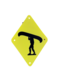 Chrismar Portage Sign - Small Diamond