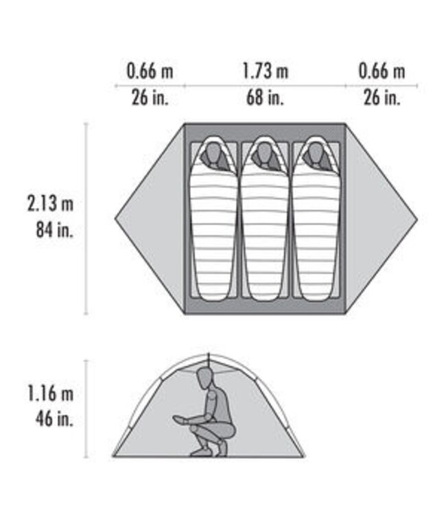 MSR MSR Hubba Hubba V7 3-Person Tent
