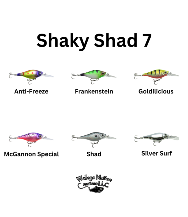 Walleye Nation Creations Walleye Nation Creations Shaky Shad