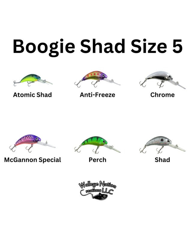 Walleye Nation Creations Walleye Nation Creations Boogie Shad