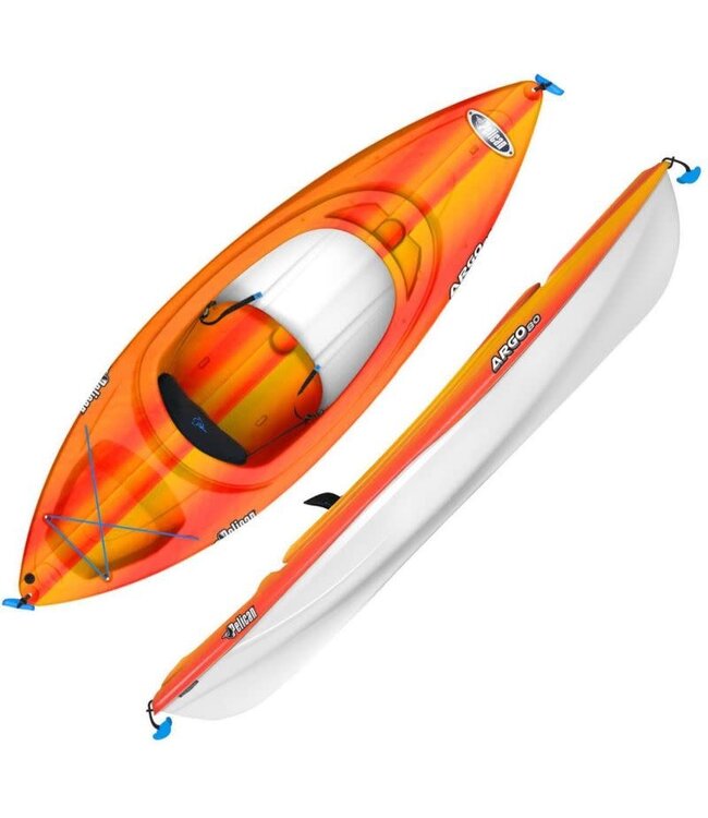 Pelican Pelican Argo 80X Sit-In  Junior Kayak Red-Yellow / White
