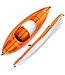 Pelican Pelican Argo 80X Sit-In  Junior Kayak Red-Yellow / White