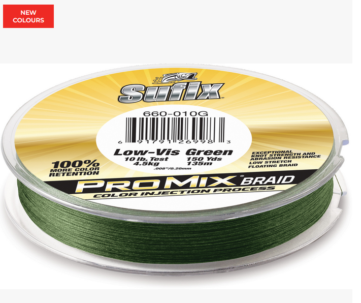 Sufix ProMix Braid - 30lb - Low-Vis Green - 300 yds [630-130G] main image 0