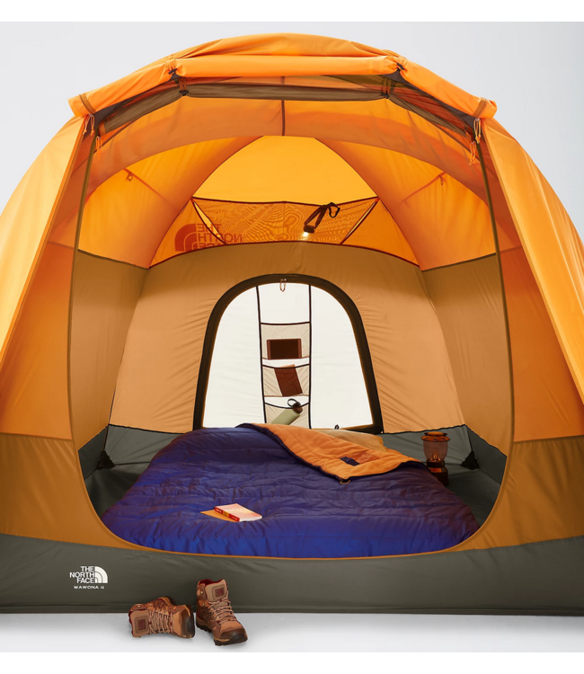 The North Face The North Face Wawona 4 Person Tent - Light Exuberance Orange/Timber Tan/New Taupe Green
