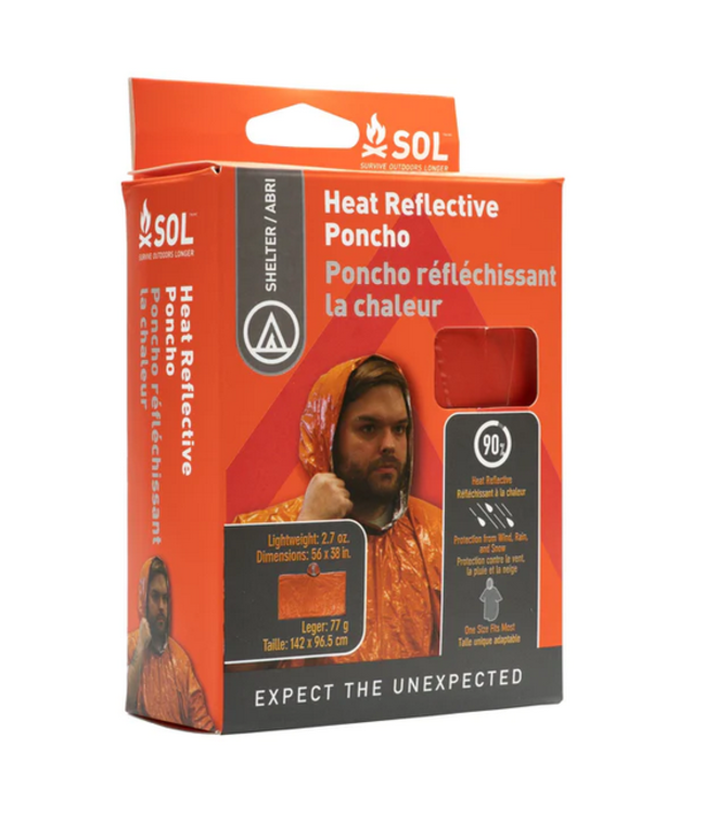SOL SOL Heat Reflective Poncho