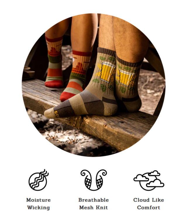 Socksmith Socksmith Compass Merino Wool Men's Sock - Size 10 -13