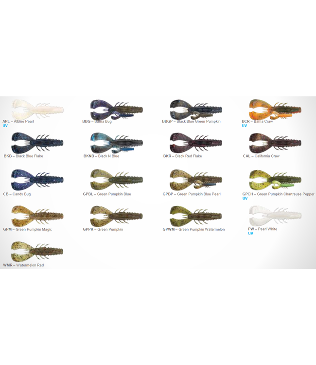 Rapala Rapala Crush City Customs - Cleanup Craw 3.5"