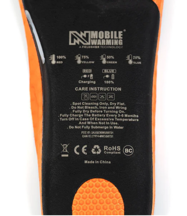 Fieldsheer Technology Mobile Warming Premium Bluetooth Heated Insoles