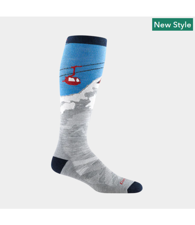 Darn Tough Darn Tough Men's Heady Yeti Over-the-Calf Midweight Ski & Snowboard Sock - M8043