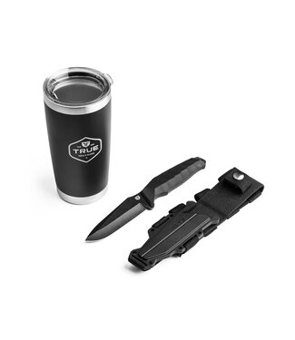 True Utility True Midnight Edition Fixed Blade & Tumbler