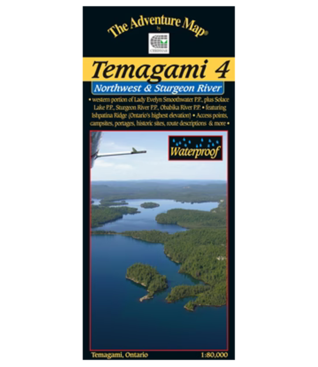 Chrismar The Adventure Map by CHRISMAR - Temagami 4 - Northwest & Sturgeon River