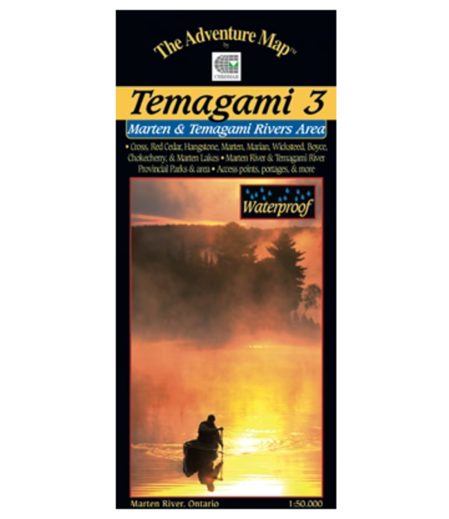 Chrismar The Adventure Map by CHRISMAR - Temagami 3 - Marten & Temagami Rivers Area