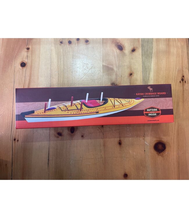 Outside Inside Gifts Cribbage Board
